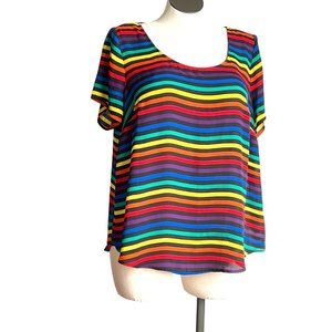 Torrid Women's Multicolor Stripe Top/Blouse, size 1 (US 1X)